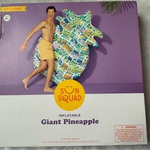 Inflatable Pineapple Pool Float
